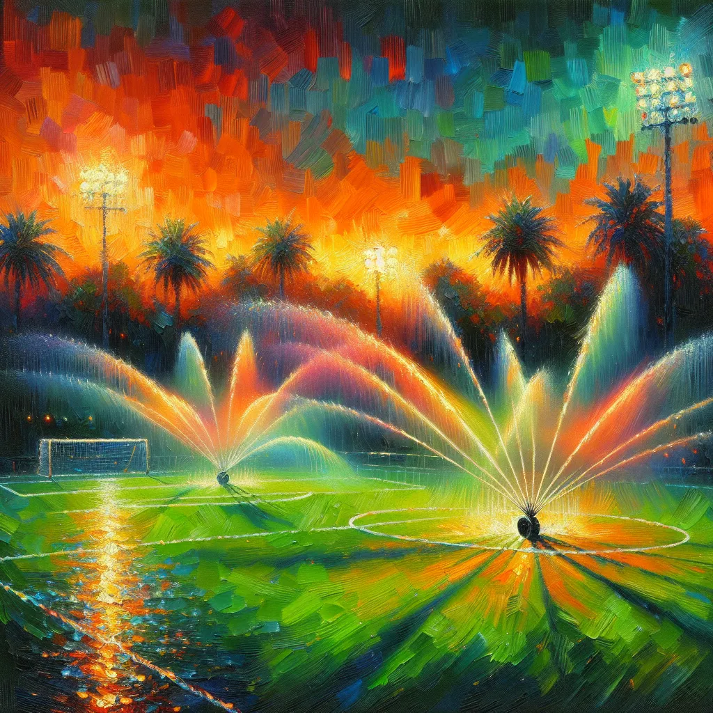 Florida Sprinkler Light: Transforming Our Soccer Field into a Lush Green Paradise